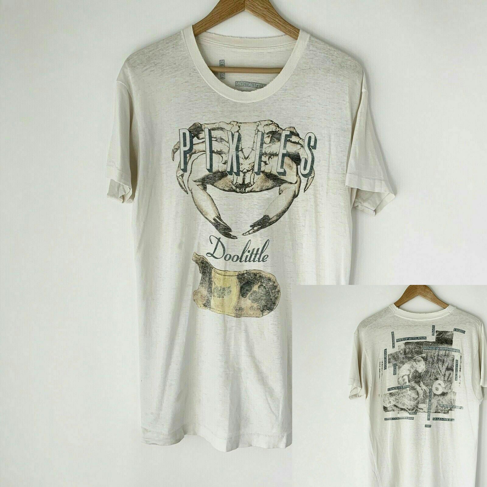 Pixies Doolittle Tour 1989 Vintage T Shirt Gildan Reprint