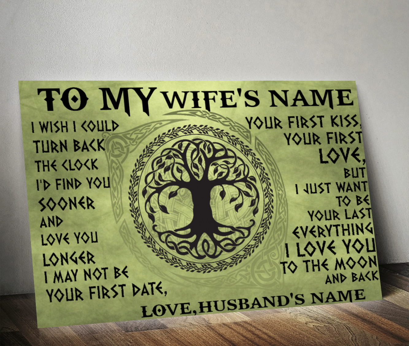 I Love You Poster Viking