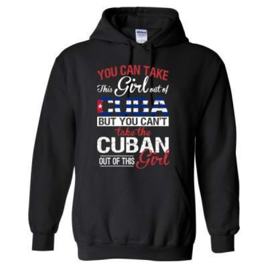 AGR You Can Take The Girl Out Of Cuba But You Cannot Take The Cuban Out Of This Girl – Heavy Blend™ Hooded Sweatshirt