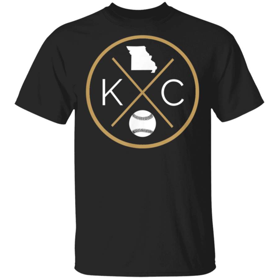 Kansas City KC Classic Baseball Fan Badge Ballpark TShirt