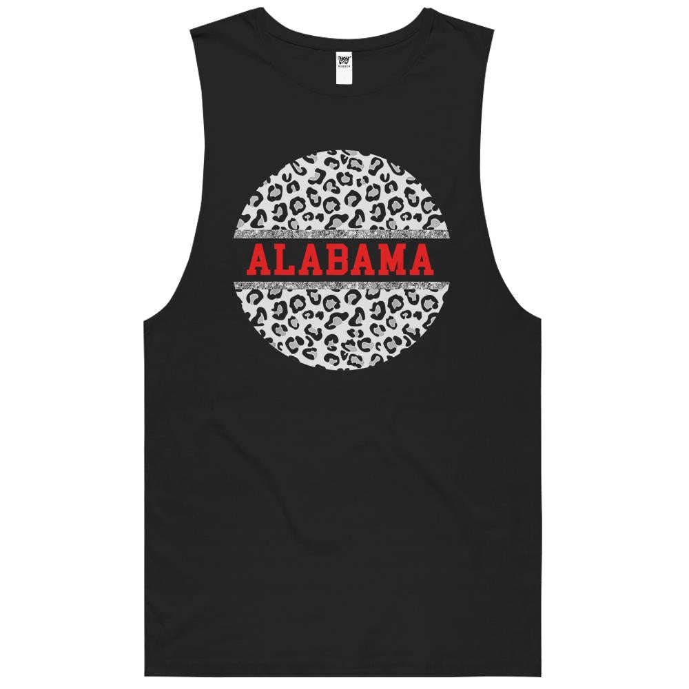 Alabama Leopard Shirt Crimson Shirt Tide Tank Top