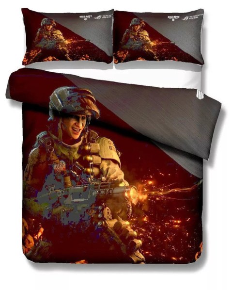 Call Of Duty 4 Duvet Cover Pillowcase Home Decor 3D Bedding Set 2717