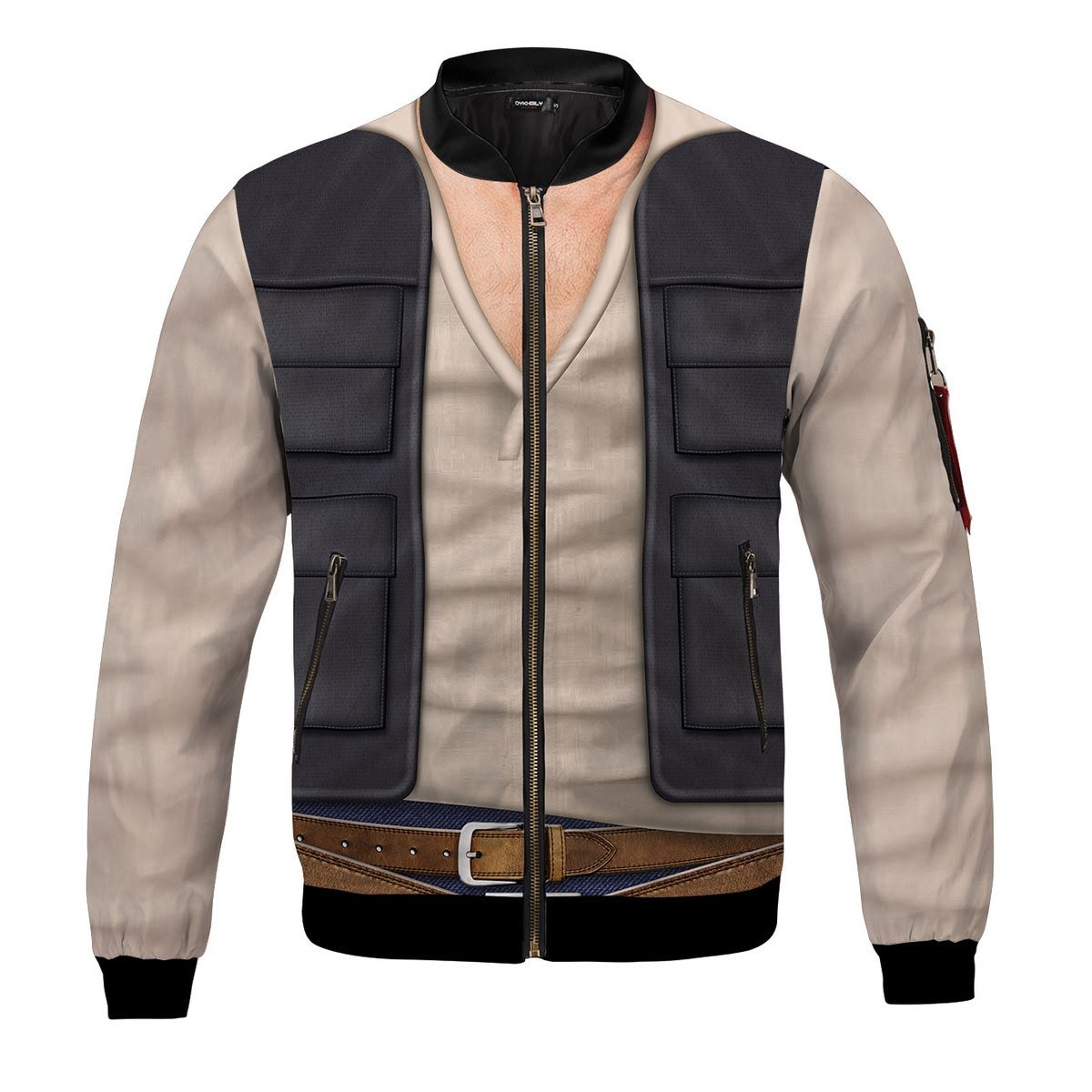 3D Han Solo All Over Print Bomber Jacket