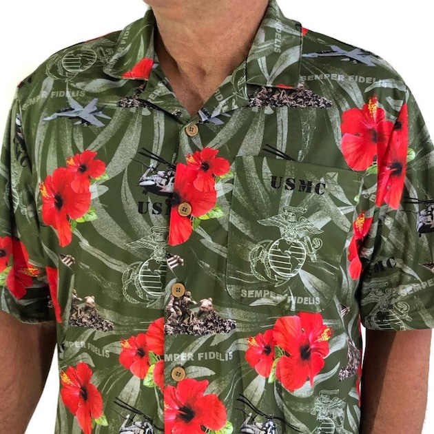 Marines Semper Fi Hawaiian Shirt