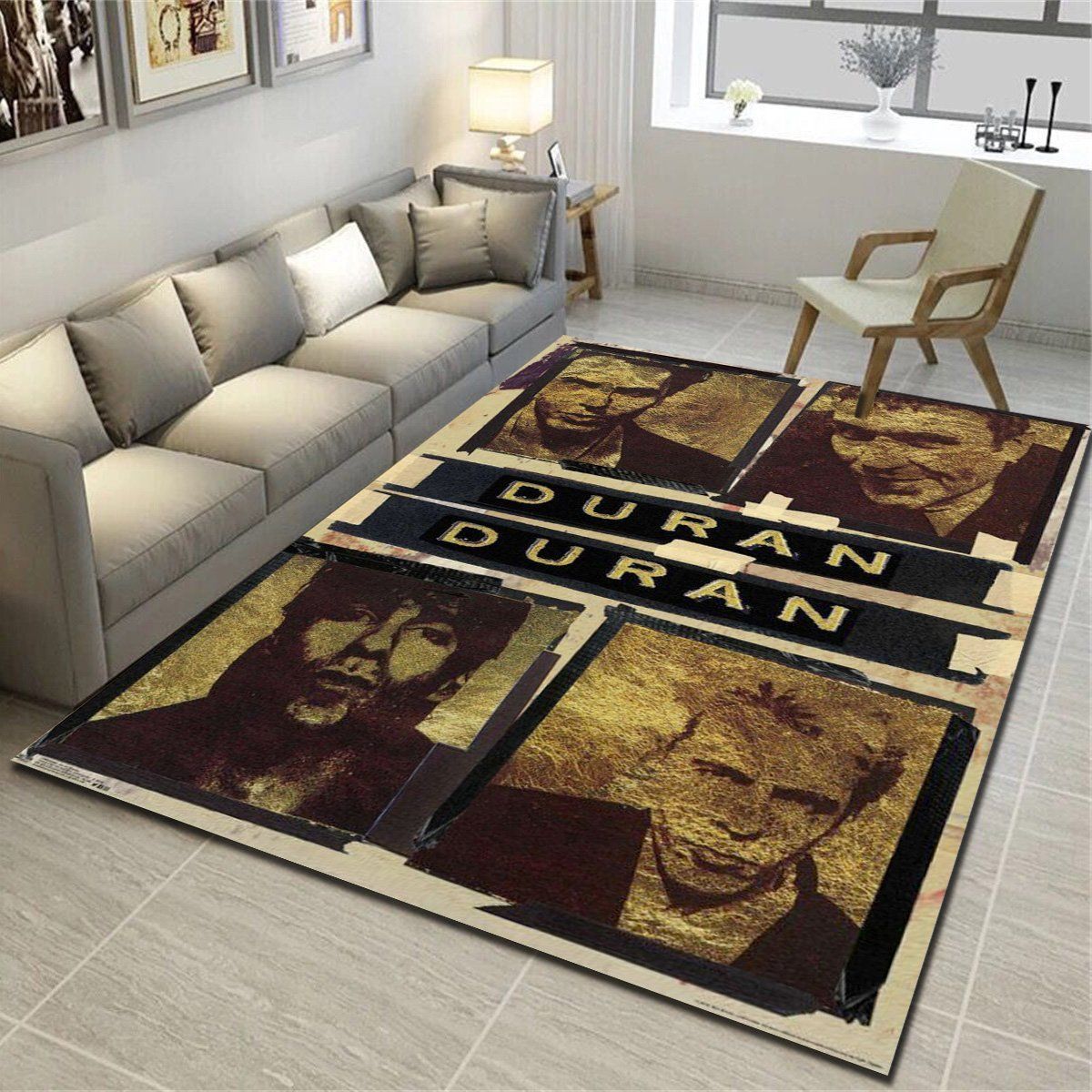 Duran Duran Photos Rugs, Living Room Bedroom Carpet