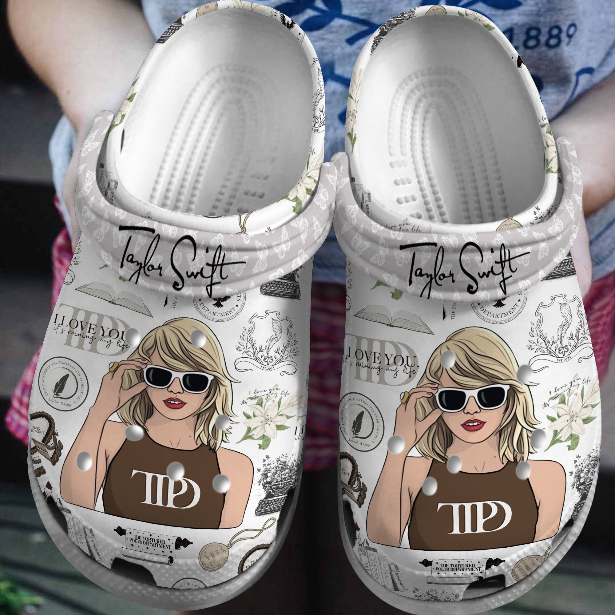 Taylor Swift Ttdp Album Music Crocss Clogs For Men Women And Kid Ttp2405133749