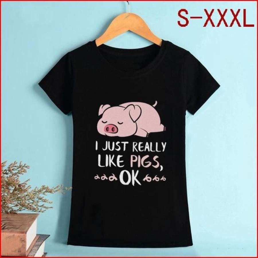 Pig Girl Funny Animal Shirt