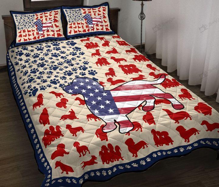 Blanketify Dachshund American Flag Paw Dog Blanket Gift For Dachshund Lovers Birthday Gift Home Decor Bedding Couch Sofa Soft And Comfy Cozy