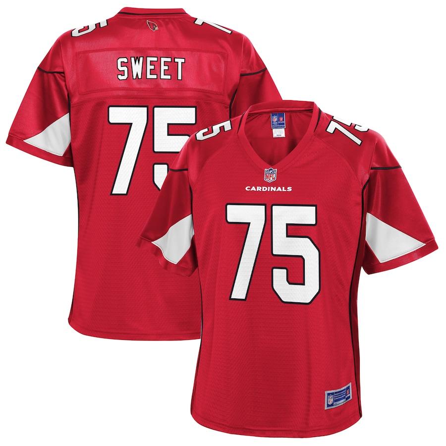 William Sweet Arizona Cardinals NFL Pro Line Womens Team Player Jersey – Cardinal