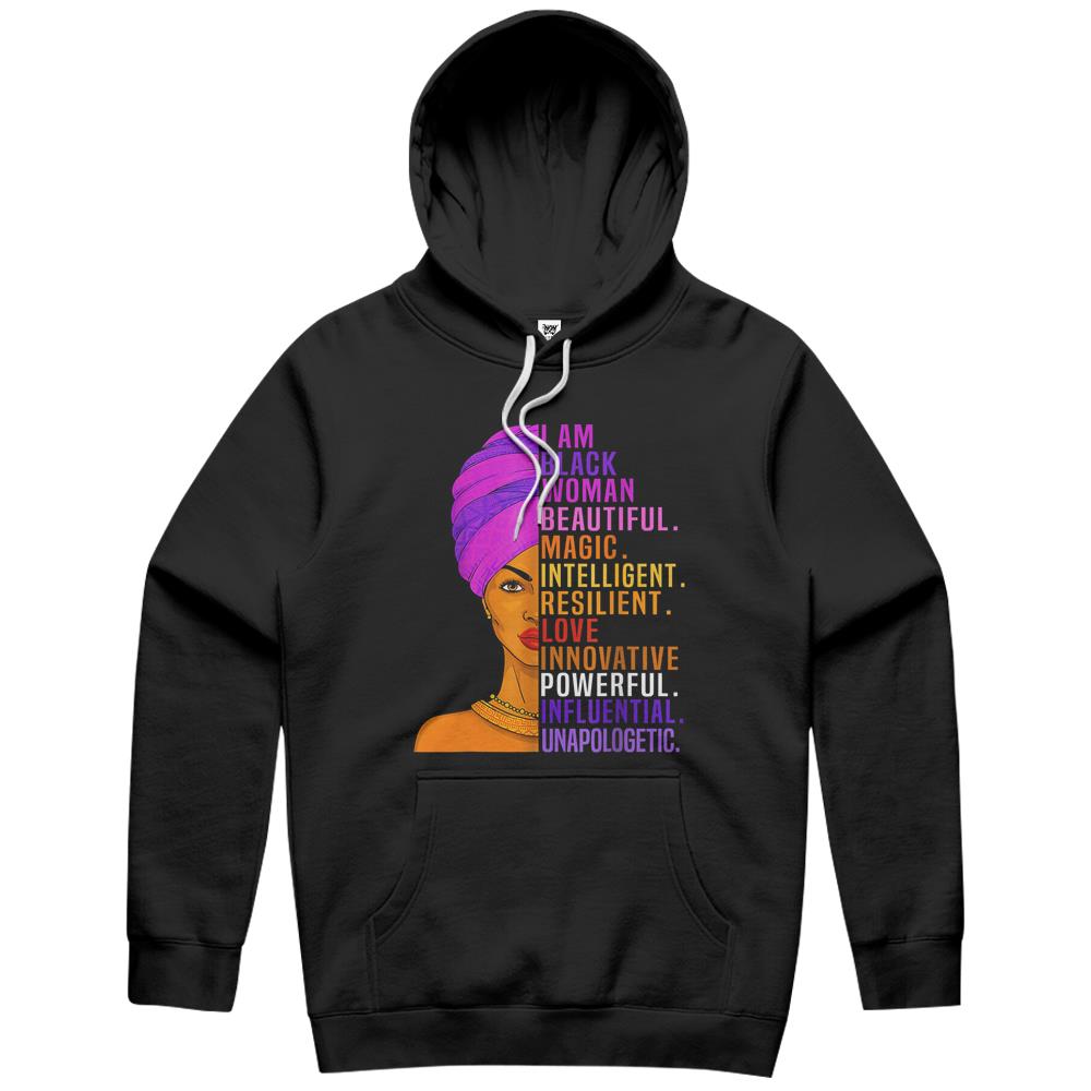 I Am Black Woman Black History Month Hoodie