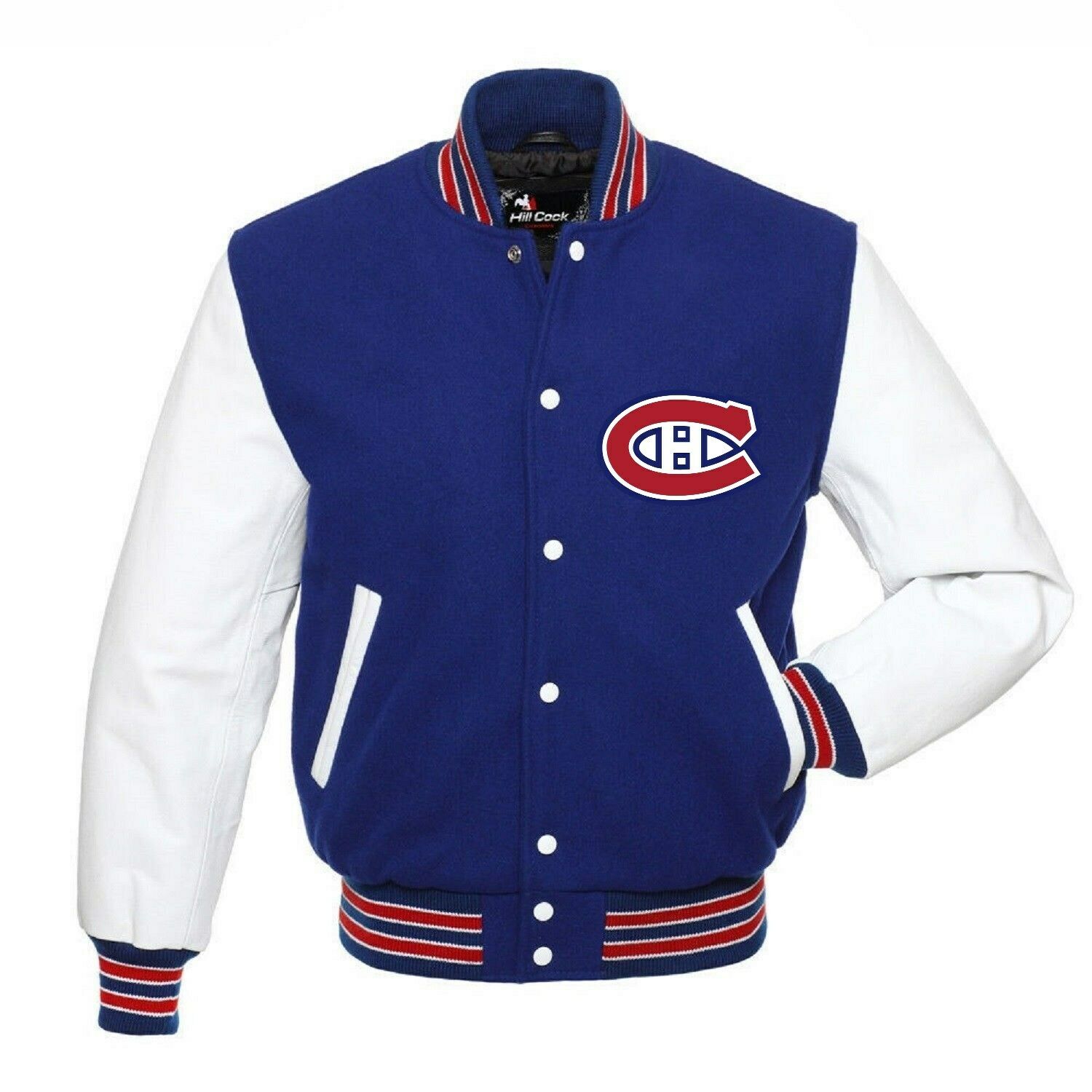 Montreal Canadiens Blue Baseball Jacket