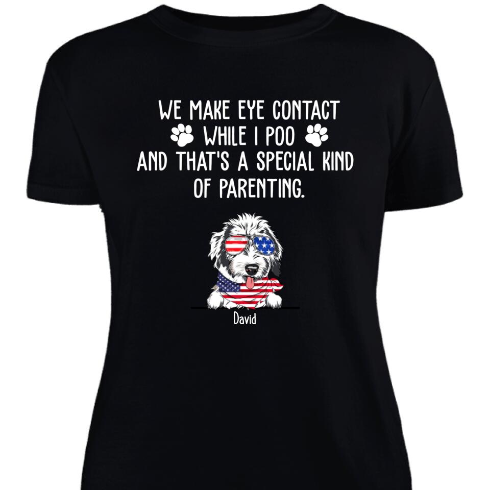 Trending Personalized We Make Eye Contact While We Poo Personalized Women Shirt