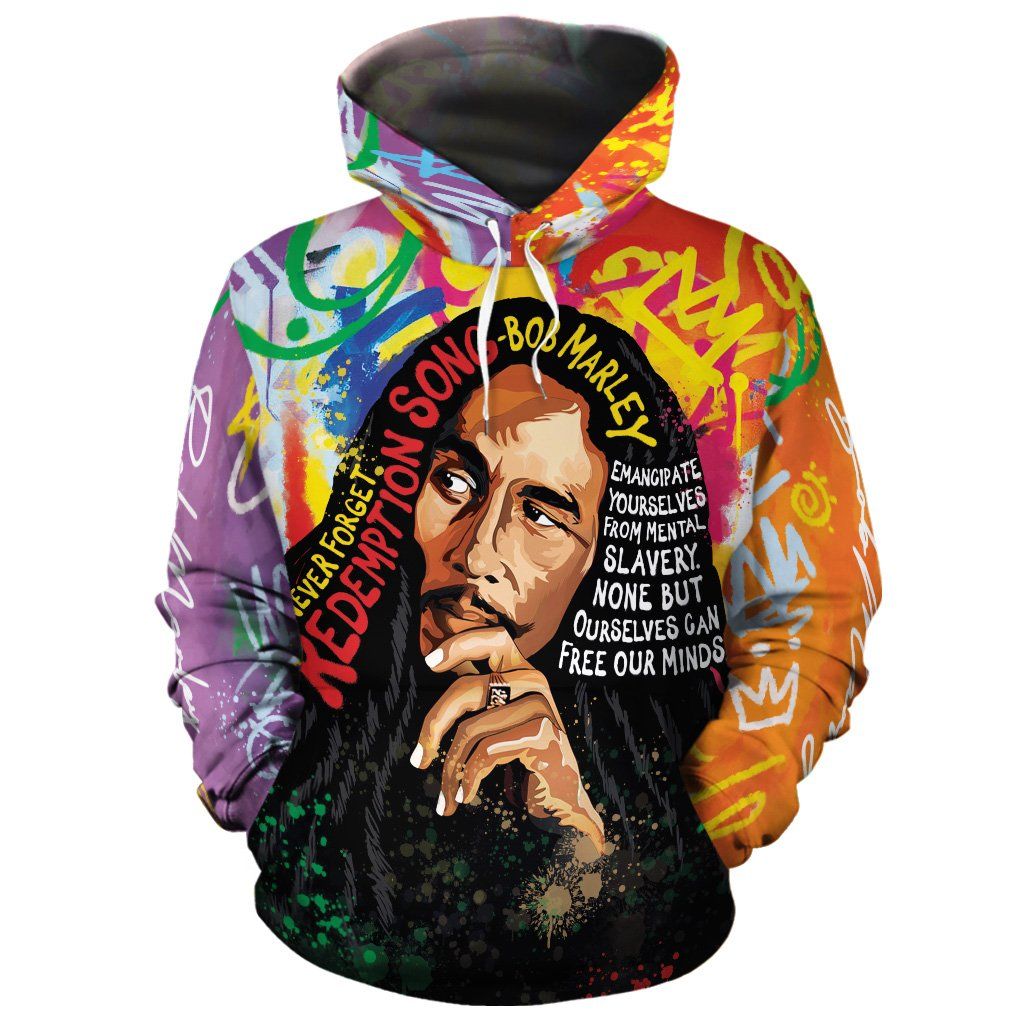 Legend Bob Marley All-Over Hoodie