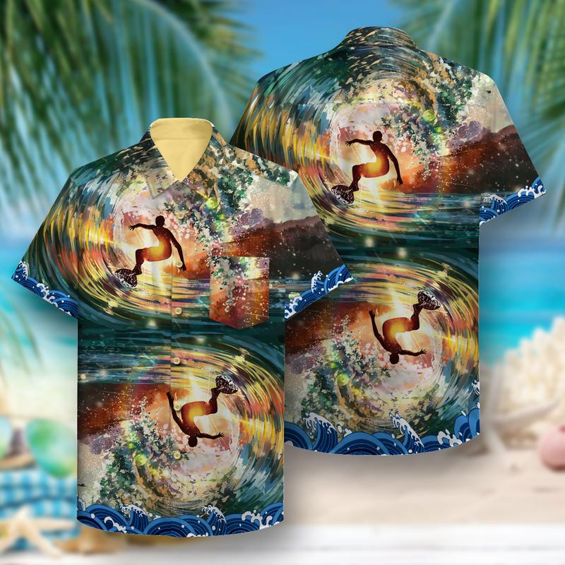 Surfing Is My Hobby Hawaii Shirt-Fashion Island Tourism-Size Us