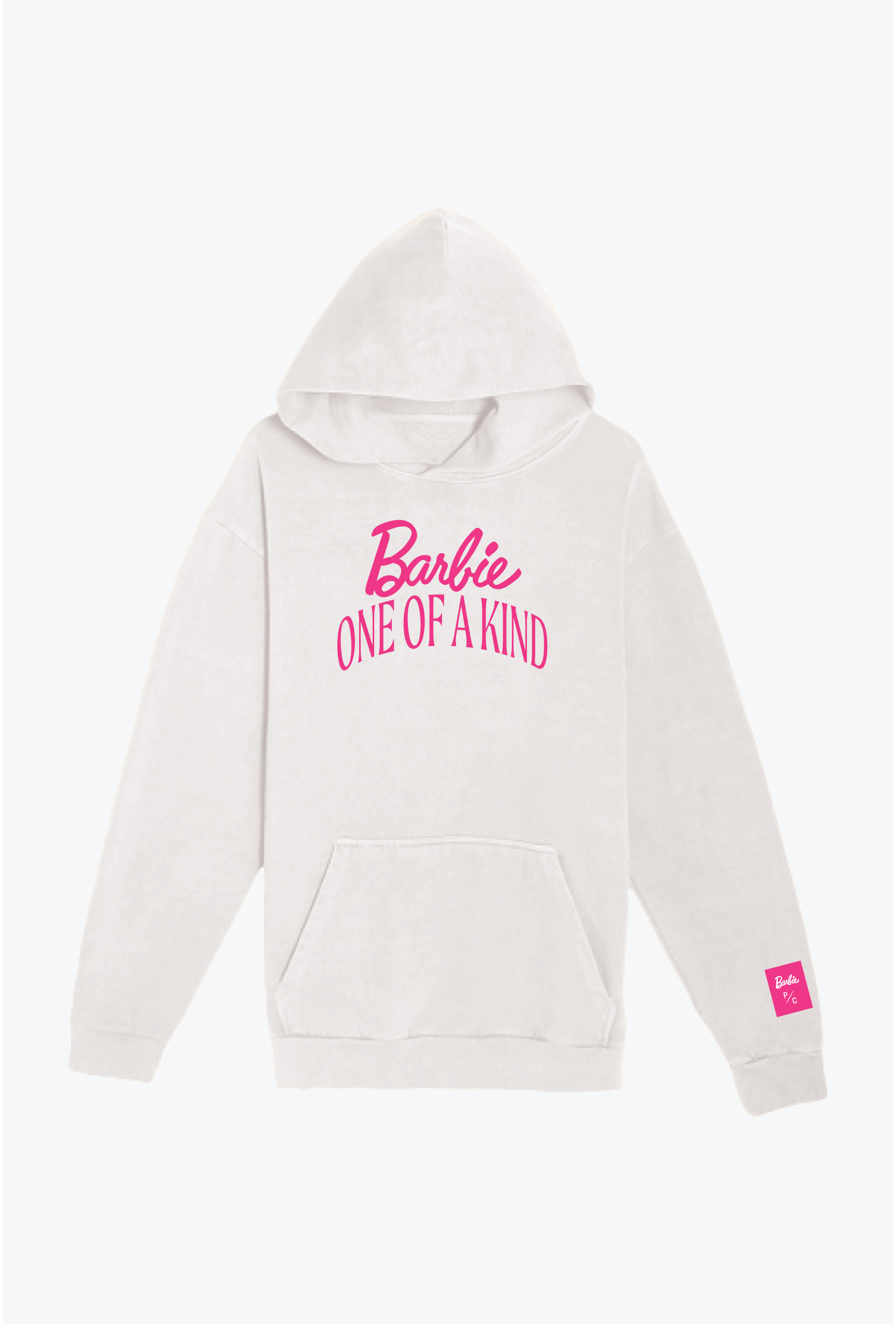 Barbie One Of A Kind Heavyweight Graphic Hoodie – White