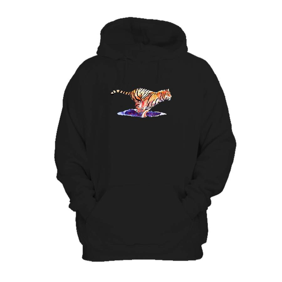 Animal Tiger Gift African Art Orange Hoodie