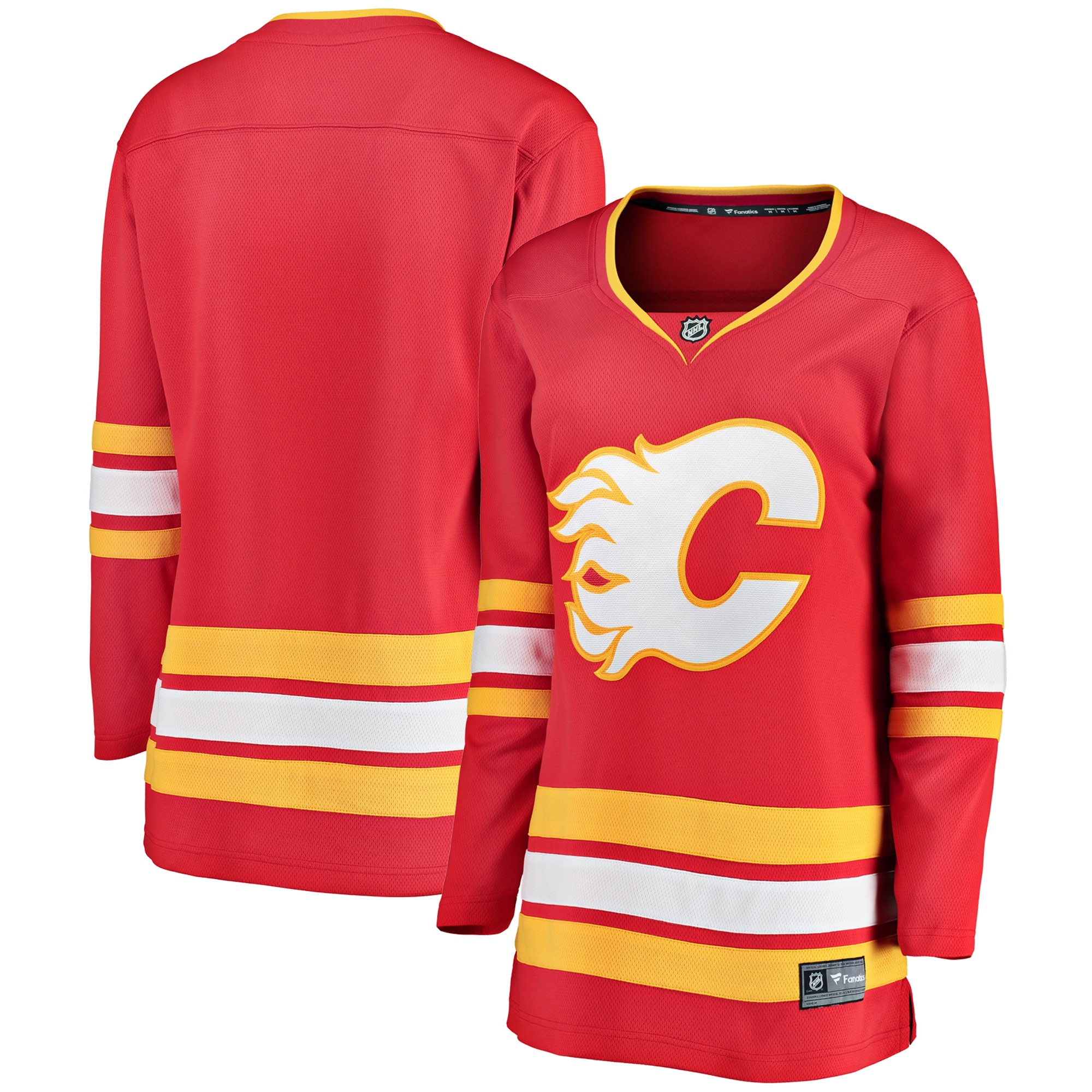 Calgary Flames Branded Women's Home Breakaway Jersey – Red