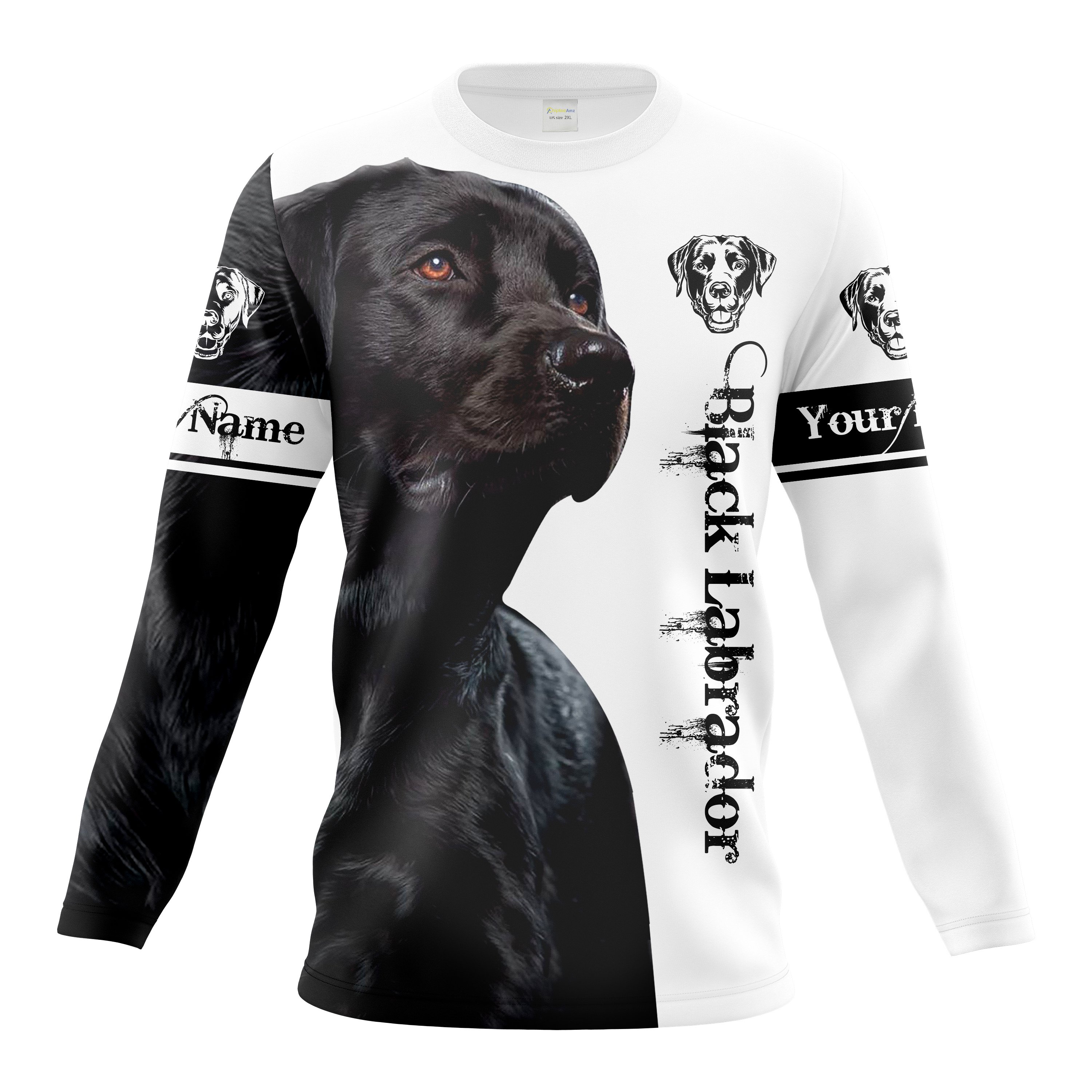 Black Lab 3D All Over Printed Shirts, Hoodie, T-shirt Labrador Retriever Dog Gifts for Lab Lovers Chipteeamz FSD2066