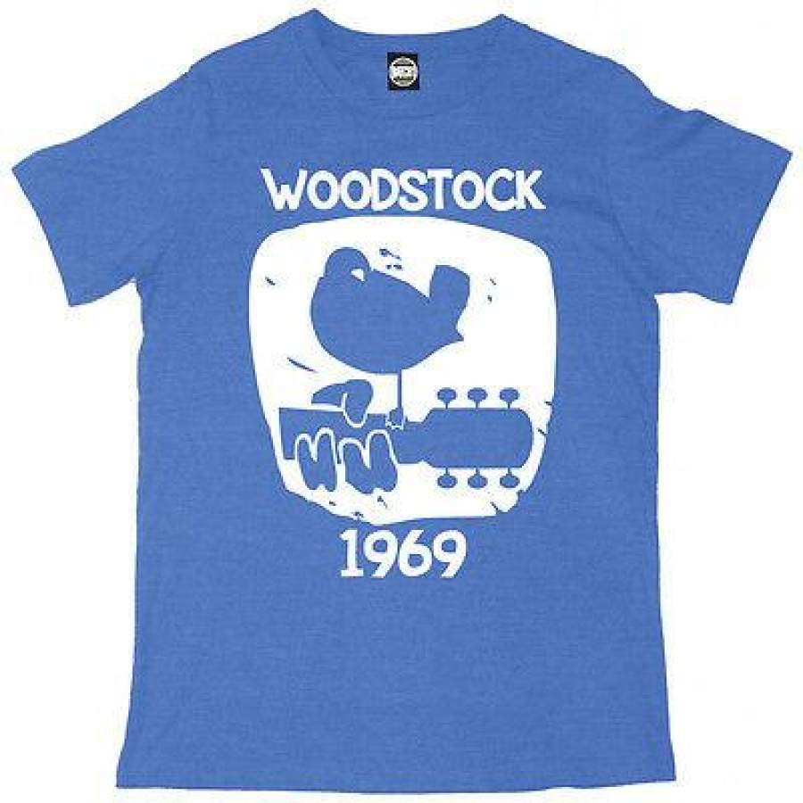 Woodstock 1969 Vintage Mens Printed Classic Music Festival T-shirt