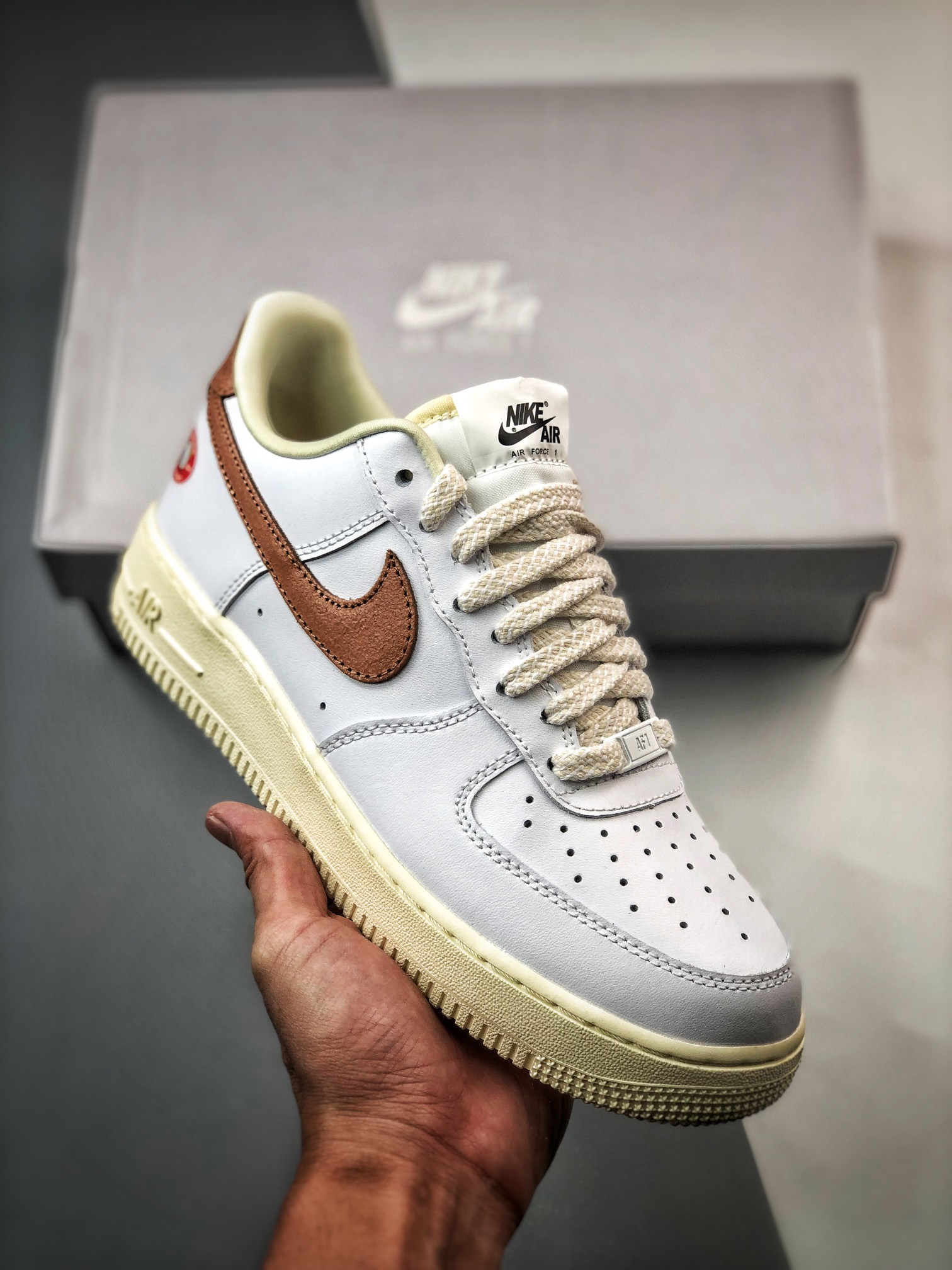 Nike Air Force 1 WhiteArchaeo Brown-Coconut Milk DJ9943-101 5339964