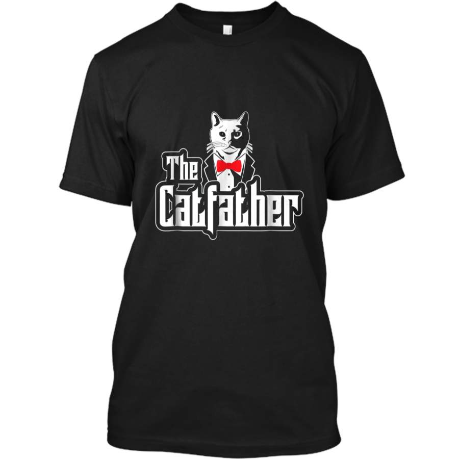 The Catfather  I Feline Cats Tee I Kitten I Pet I Men Custom Ultra Cotton