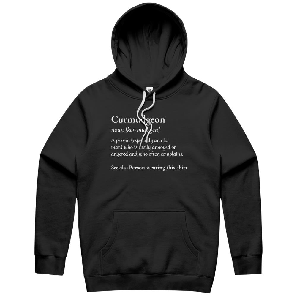 Curmudgeon For The Grumpy- Grouchy- Dad Or Father Hoodie