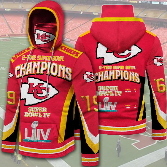 Kansas City Chiefs 2 Time Super Bowl Hoodies