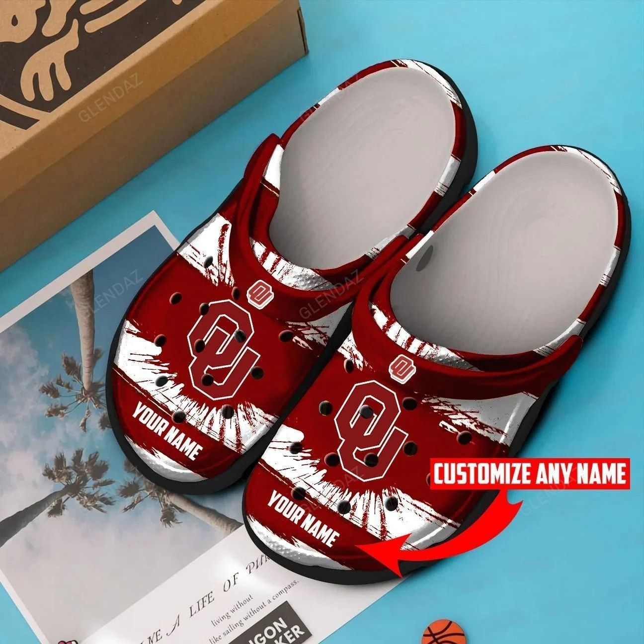 Personalized Custom Name Oklahoma Sooners Crocband Crocss Shoes Hothot ...
