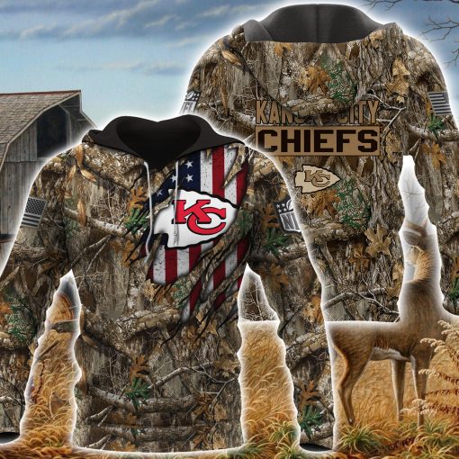 01-Kansas City Chiefs– TShirt, Hoodie, Sweatshirt… Realtree Camo