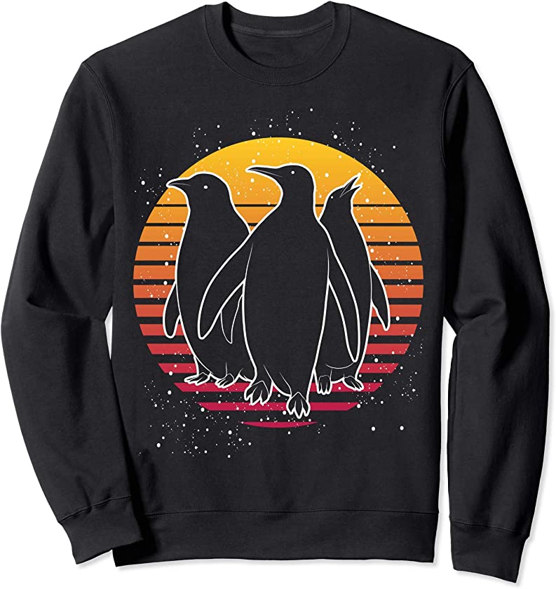 Retro Penguin Sweatshirt