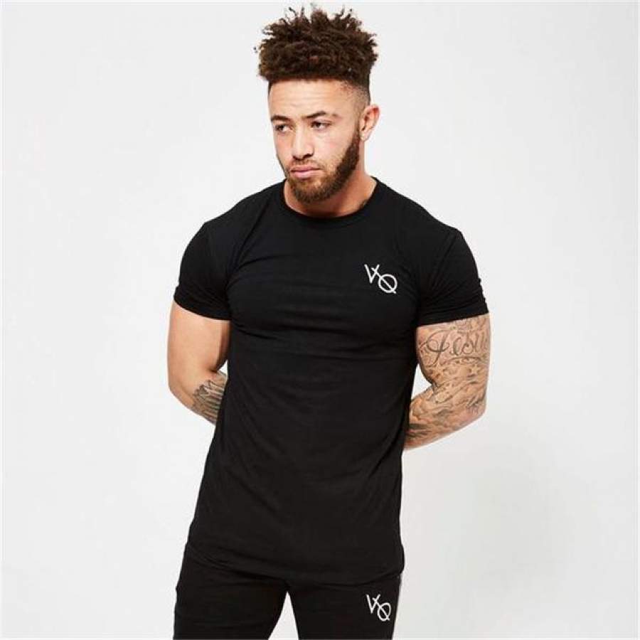 Men T-shirt Short Sleeves White gray black Undershirt Male Solid Cotton Men Tee Summer Clothing