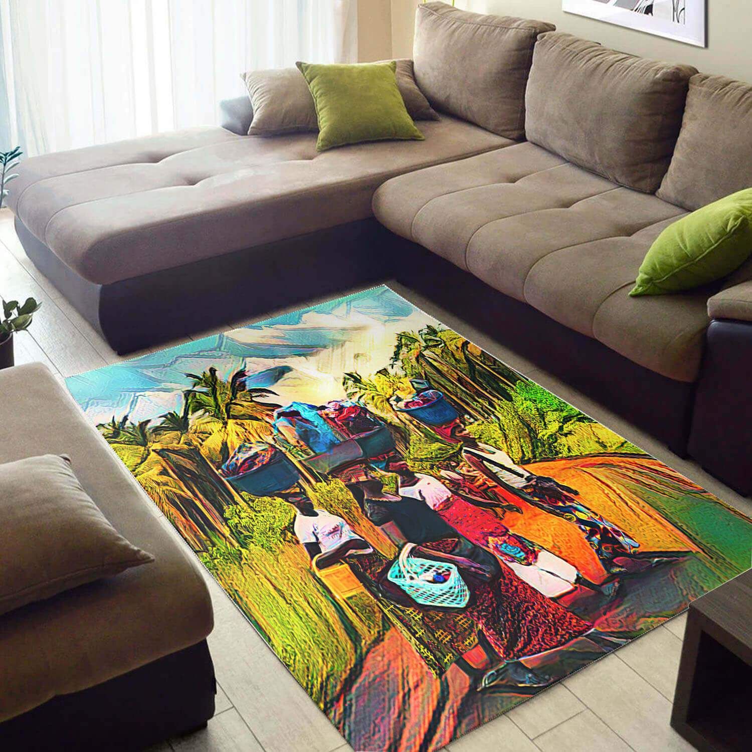 Modern African American Rug Pretty Afrocentric Black Queen African Style Floor Rugs African Inspired Living Room Wbg3968