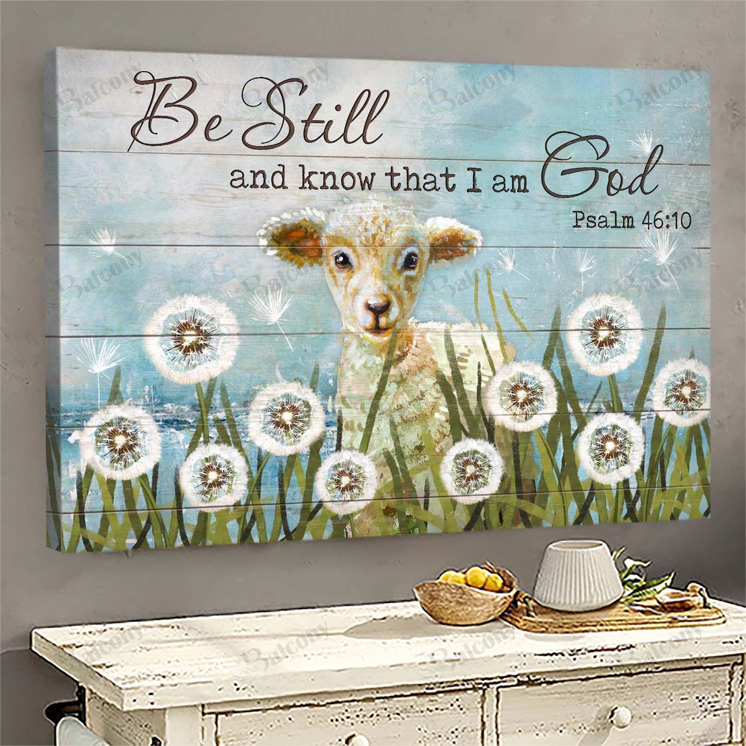 Jesus – Be Still And Know That I Am God Canvas And Poster 112
