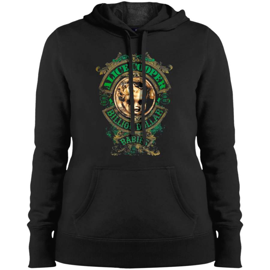 Alice Cooper – Billion Dollar Babies Tour Ladies Pullover Hoodie T-Shirt