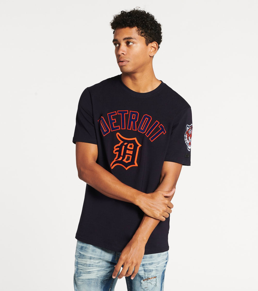 Detroit Tigers Stacked Logo Pro Team Tee