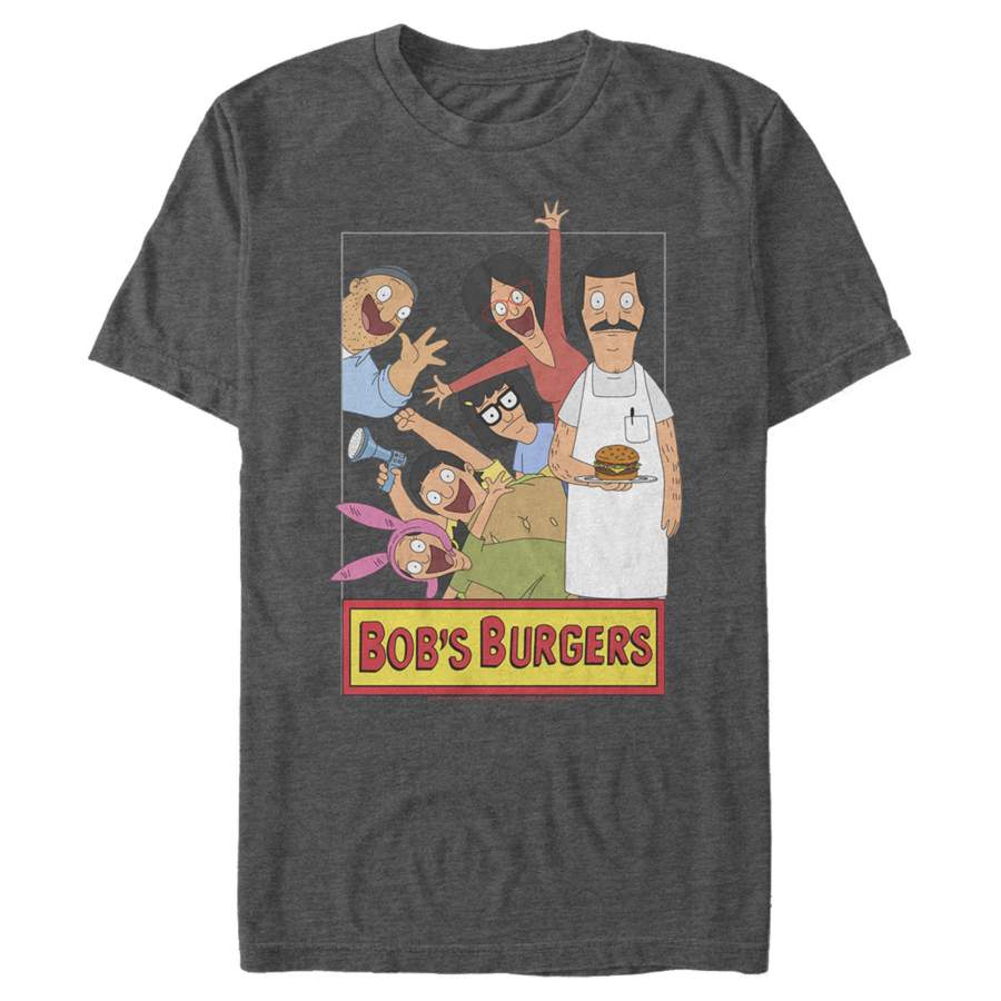 Bob’s Burgers Men’s Character Frame  T Shirt