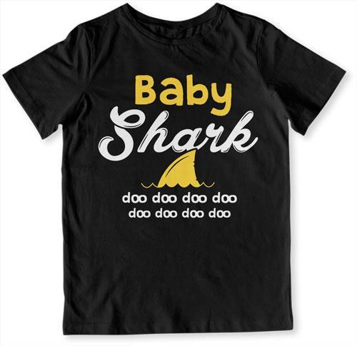 Toddler Tee – Baby Shark Fin 4 – Tep-1353