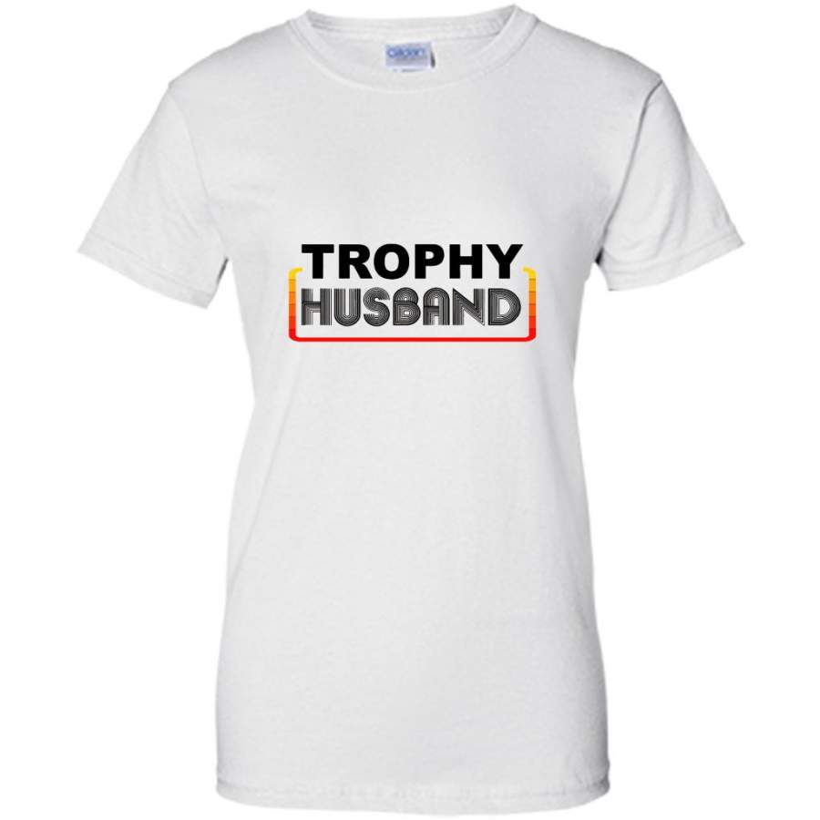 Trophy Husband Vintage Logo – Gildan Women Shirt