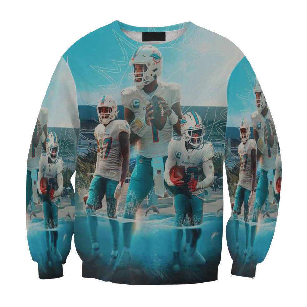 Miami Dolphins Players5 Gift For Fan 3D Full Printing Sweatshirt