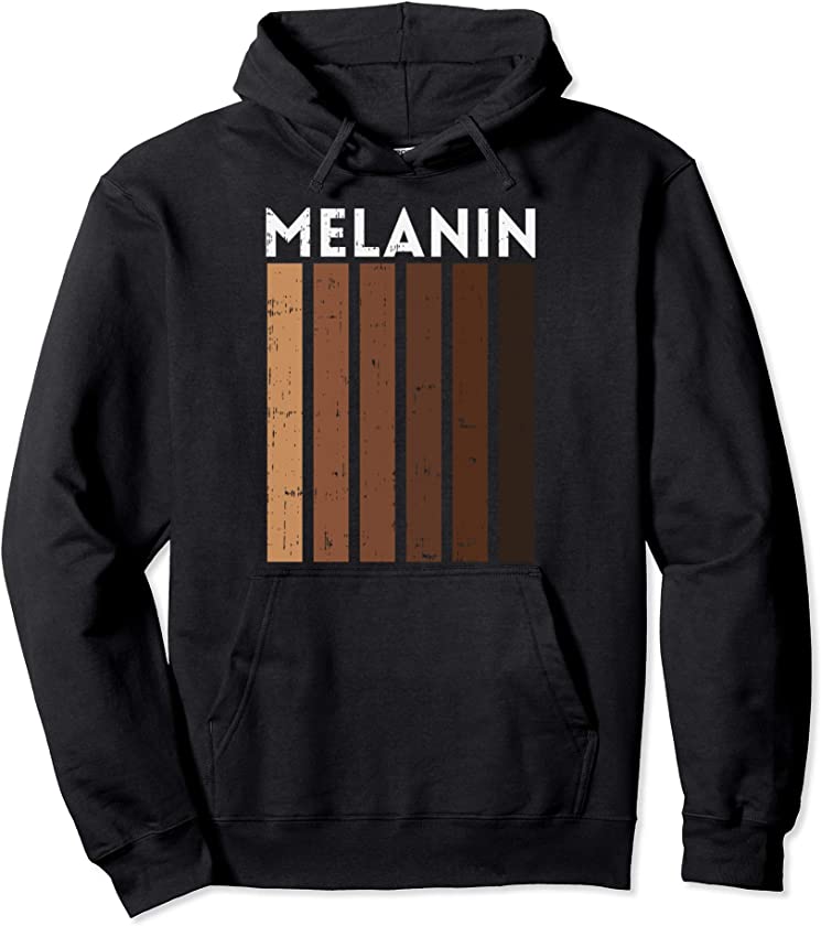 Melanin Shades Black History Pride African American Gift Pullover Hoodie