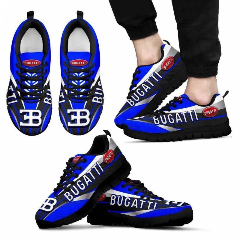 3D Printed BUGATI NTA Sneakers For Men & Women Ver 1 (Blue)