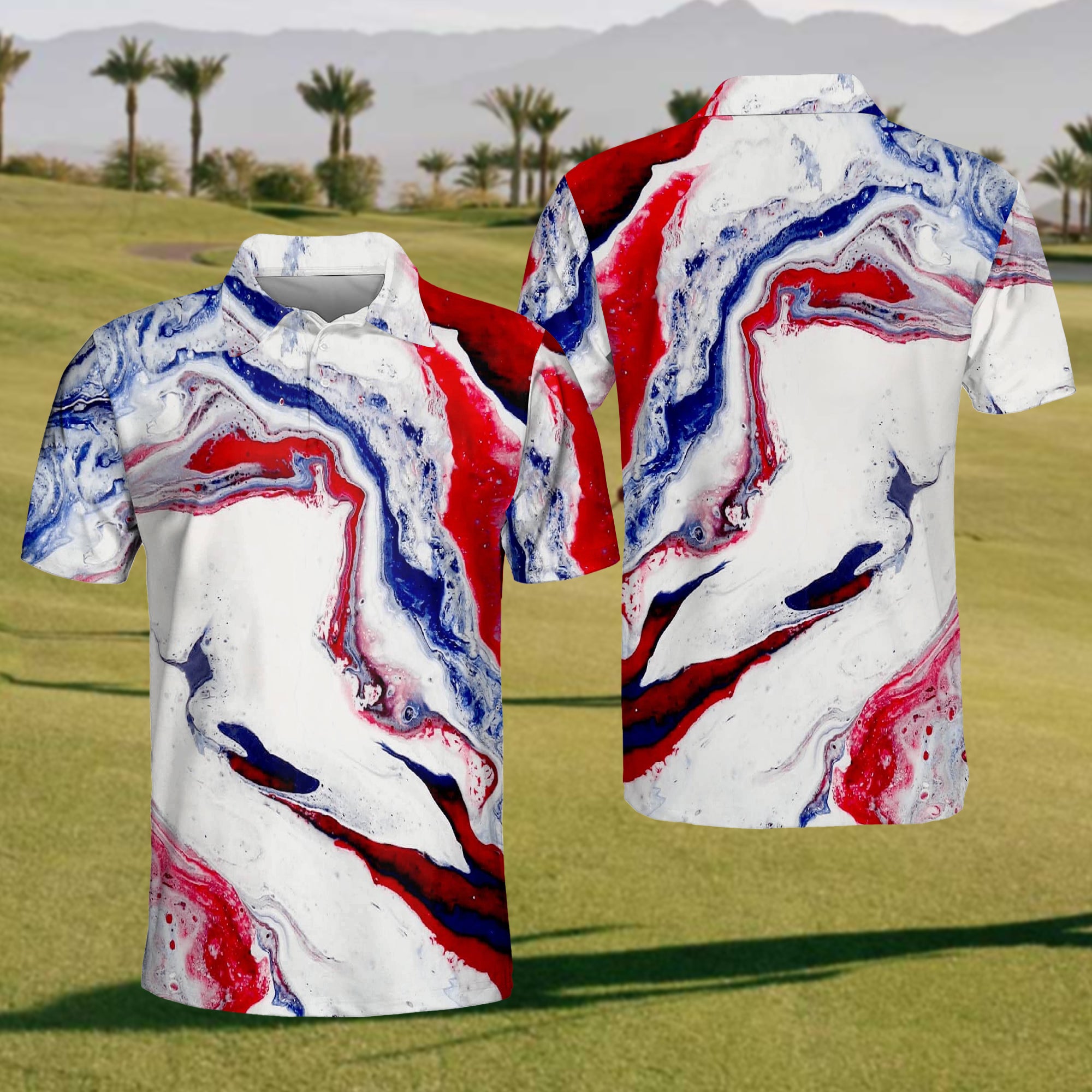 Golf Stripes Polo Shirt