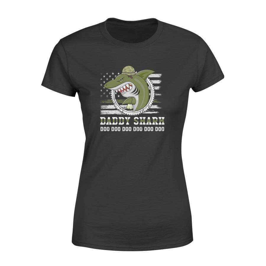 Army Soldier Daddy Shark – Standard Women’s T-shirt – DSAPP