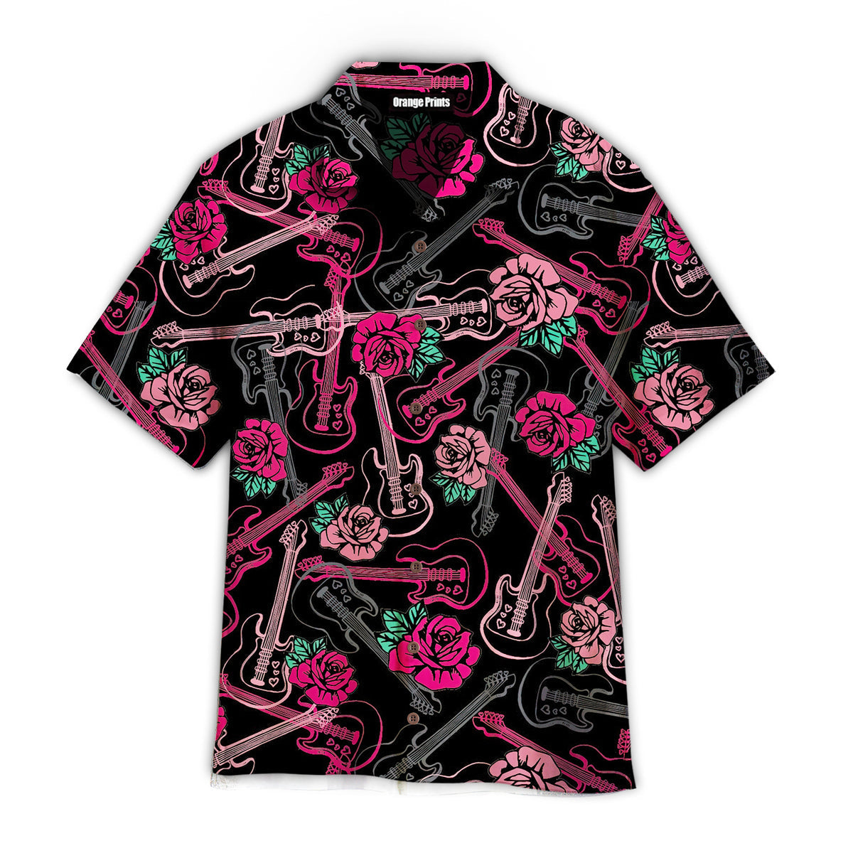 Music Guitars Melody And Rose Aloha Hawaii Shirts For Men Women Ha34224