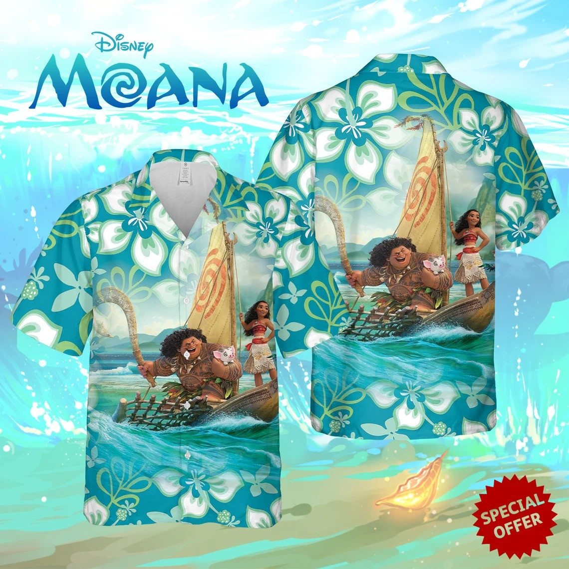 Tropical Moana Hawaiian Shirt 035