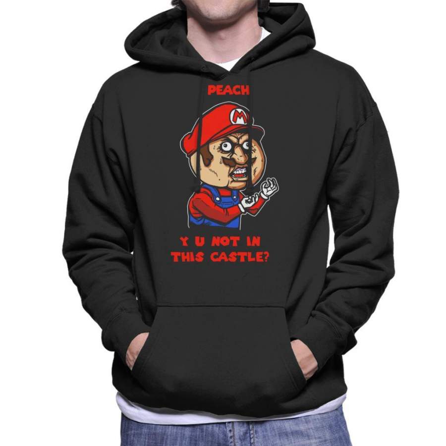Plumber Meme Super Mario Bros Men’s Hooded Sweatshirt