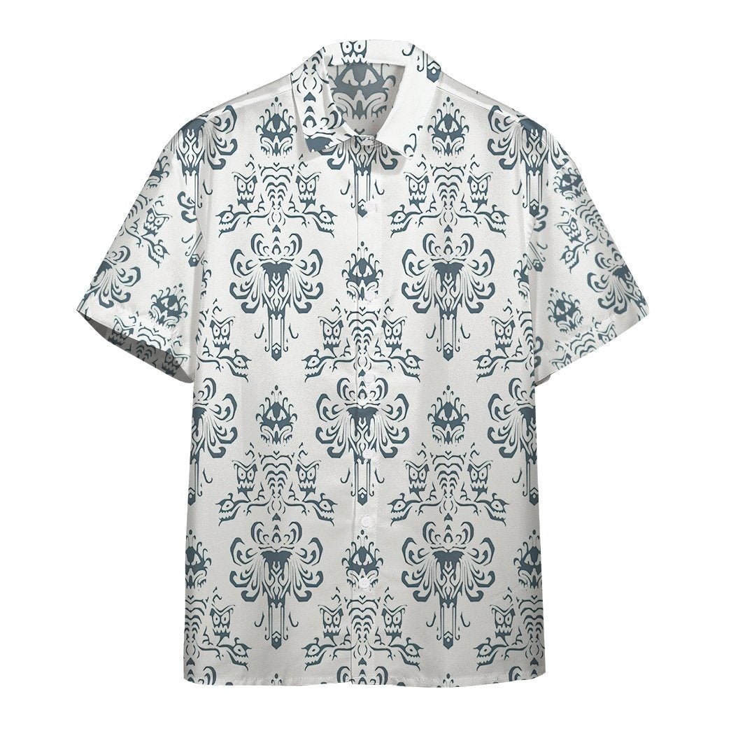 White Haunted Mansion Hawaiian Shirt | For Men & Women | Hl1312 ...