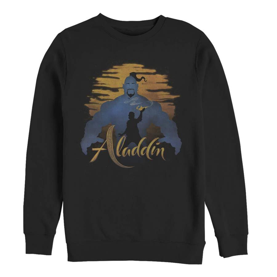 Aladdin Men’s Genie Sunset Silhouette Sweatshirt