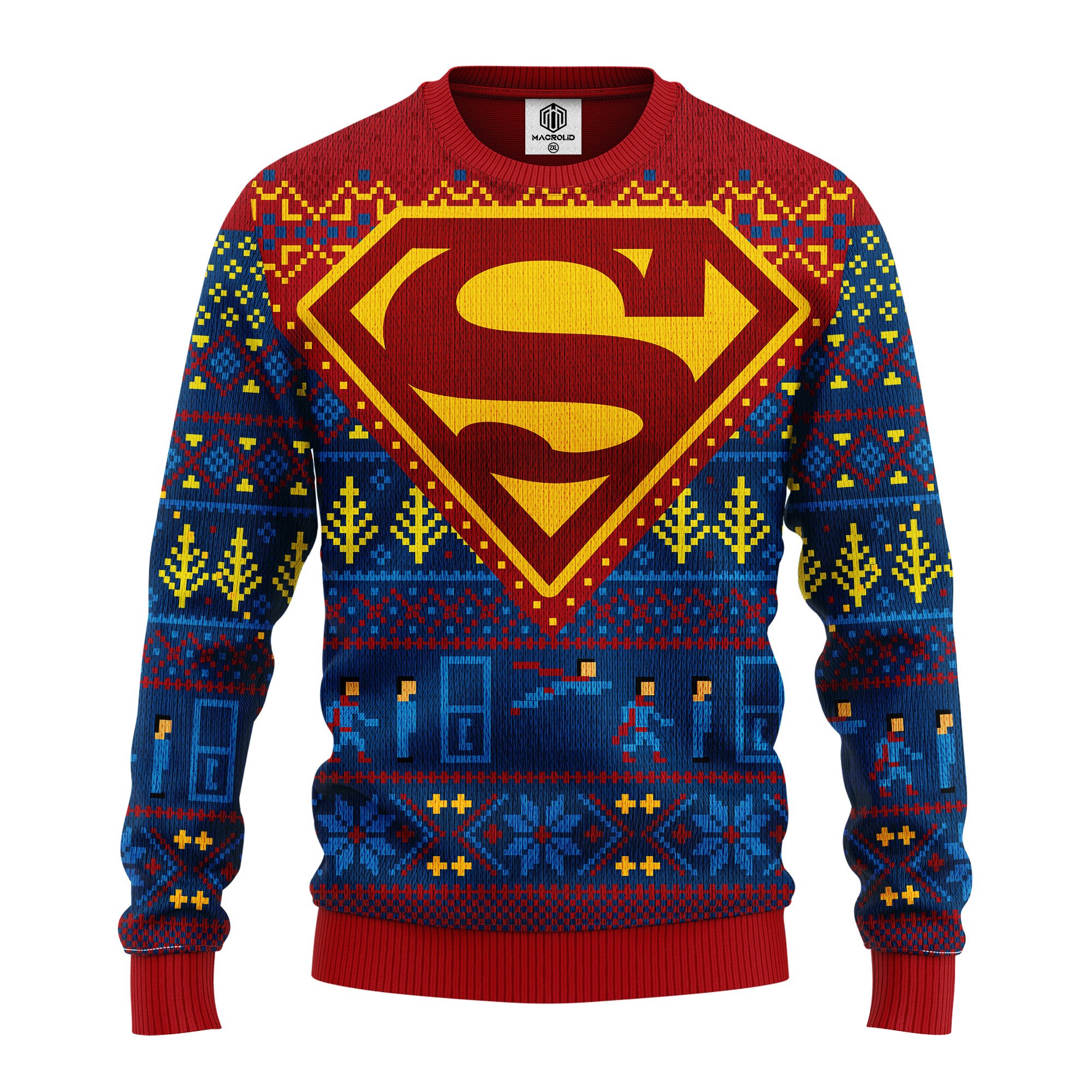 superman comic ugly christmas sweater – Amazing Gift idea – thanksgiving gift