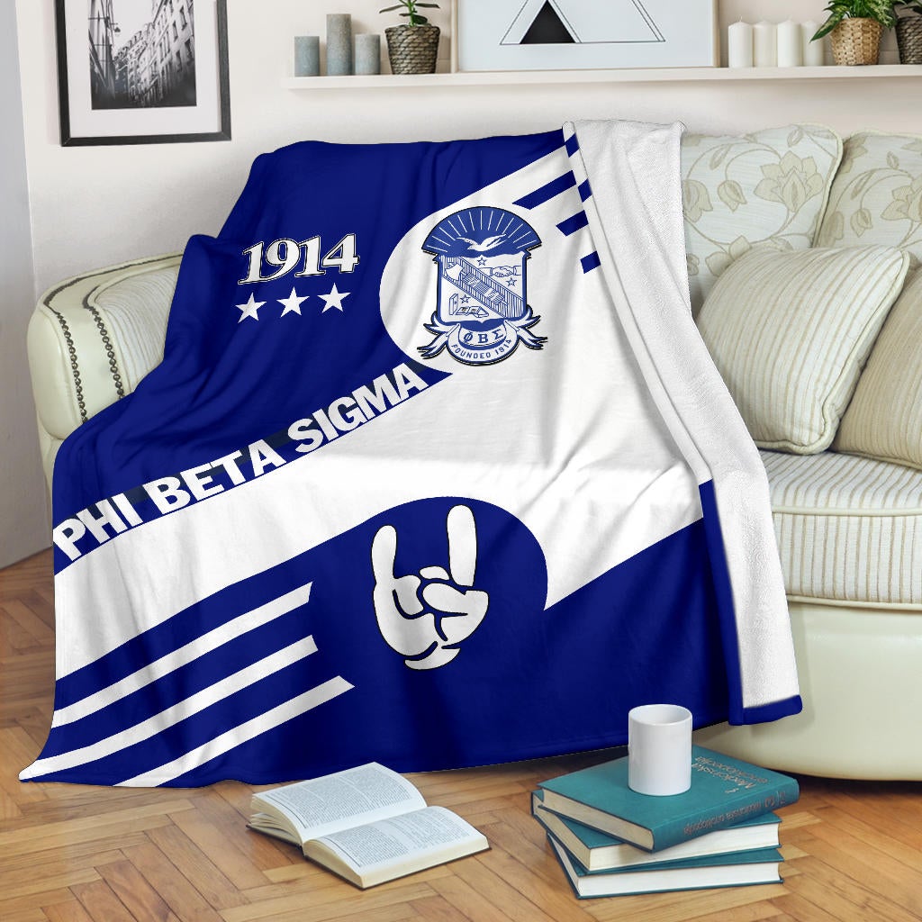 Wonderprint Blanket Phi Beta Sigma Swift Balls Style Blanket Lt10